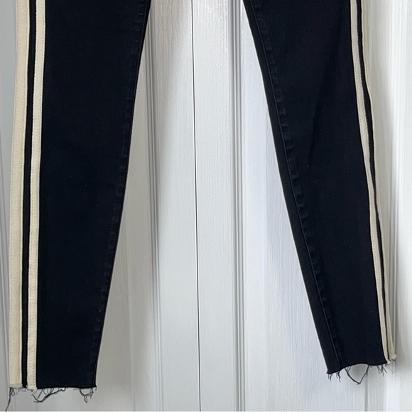 REVOLVE PISTOLA Audrey Berlin night Midrise Skinny denim Jeans raw hem size 25 - Picture 5 of 16